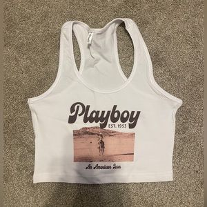 Playboy crop tank top!